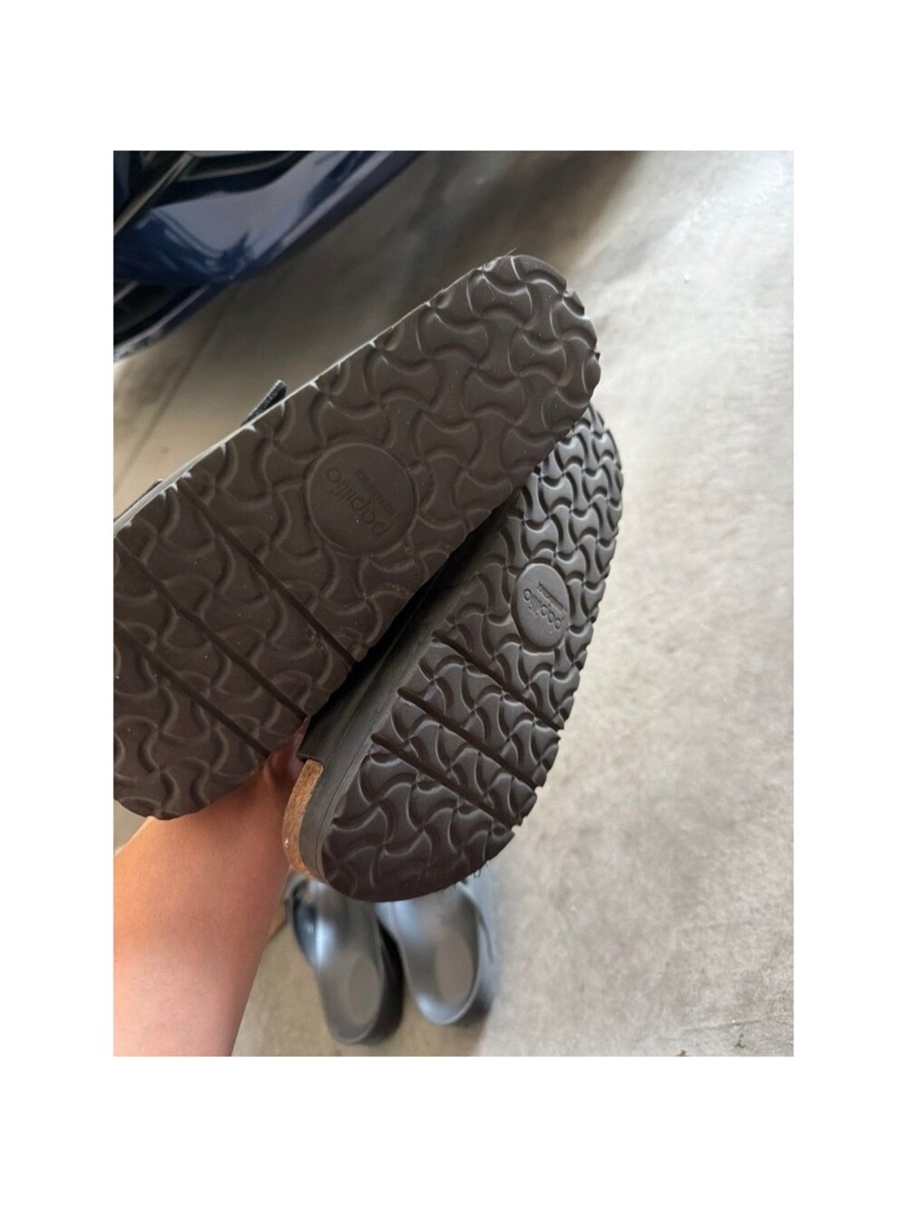 Birkenstock Papillo Vegan Black Strap Sandals - Picture 2 of 3